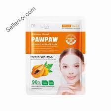 Bioaqua Pawpaw Vitamin C Hydrate Mask (Papaya+ Goat Milk) 25G (25gm)
